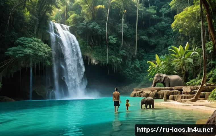 라오스에서의 가족 여행 관련 이미지 2